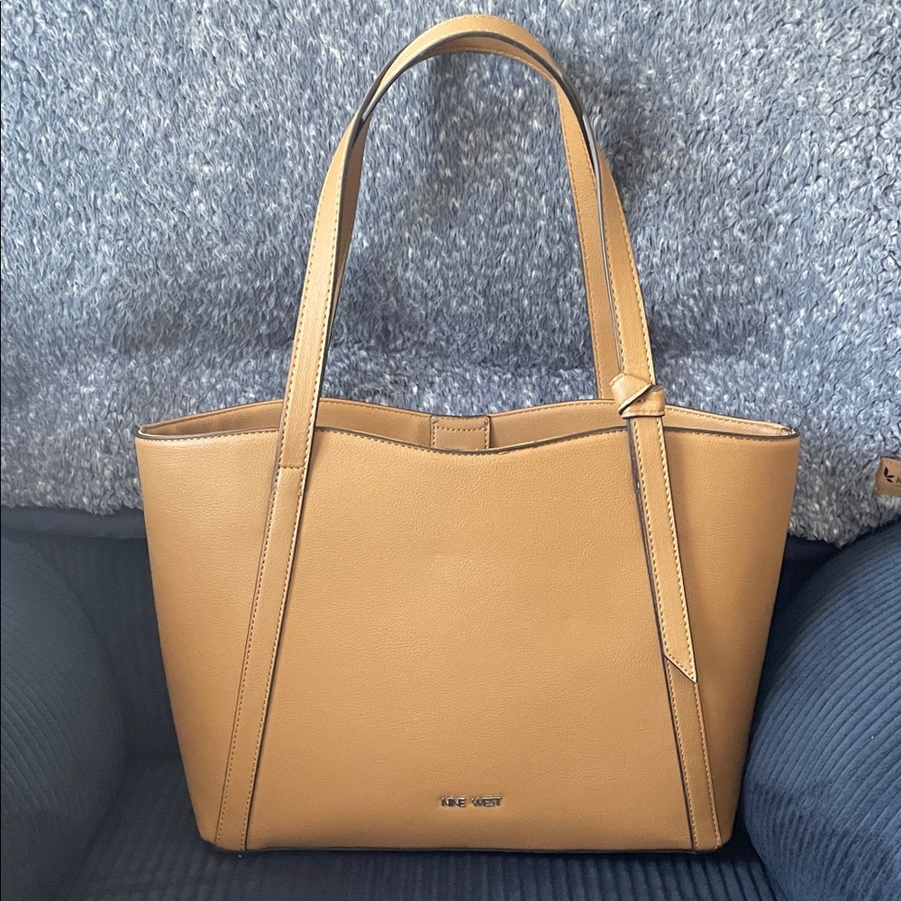 Nine West Camel Brown Tote Bag
